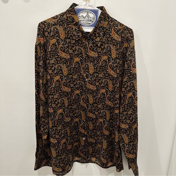 Vintage Bullock & Jones Patterned Button Down - Picture 1 of 4